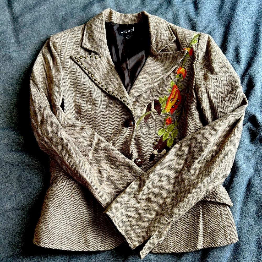 Vintage Wool Blazer Size Small